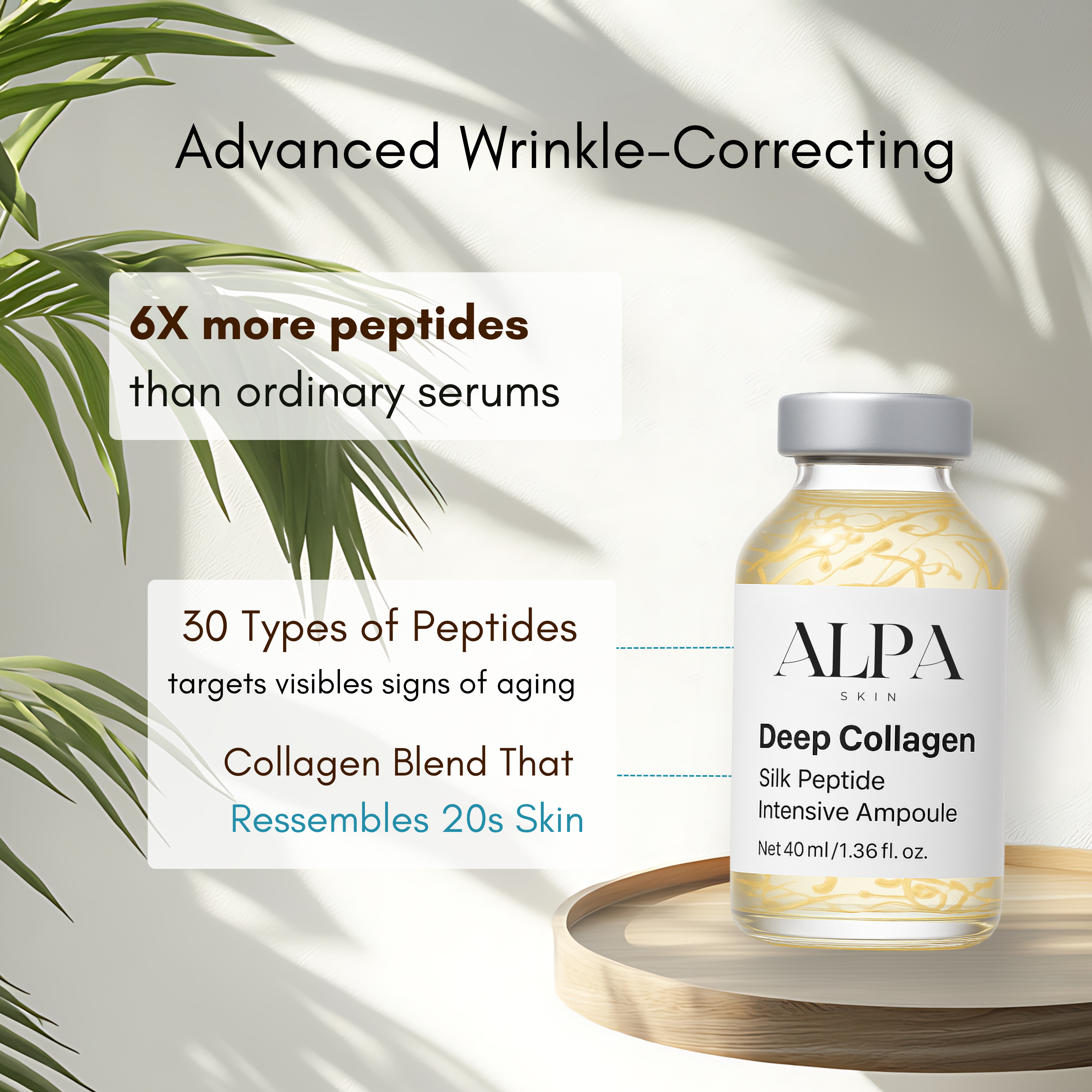 AlpaSkin™ Korean Ampoule Serum — Without a Single Needle