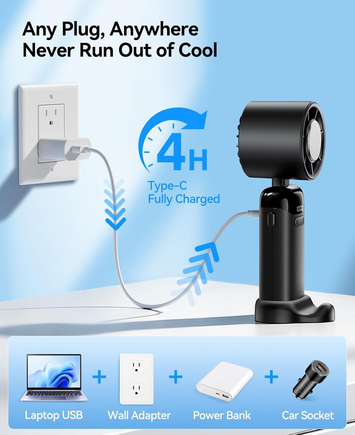 Alpa FrostFace™ | Instant Skin Cooling Fan | Drop to 15°C in Seconds