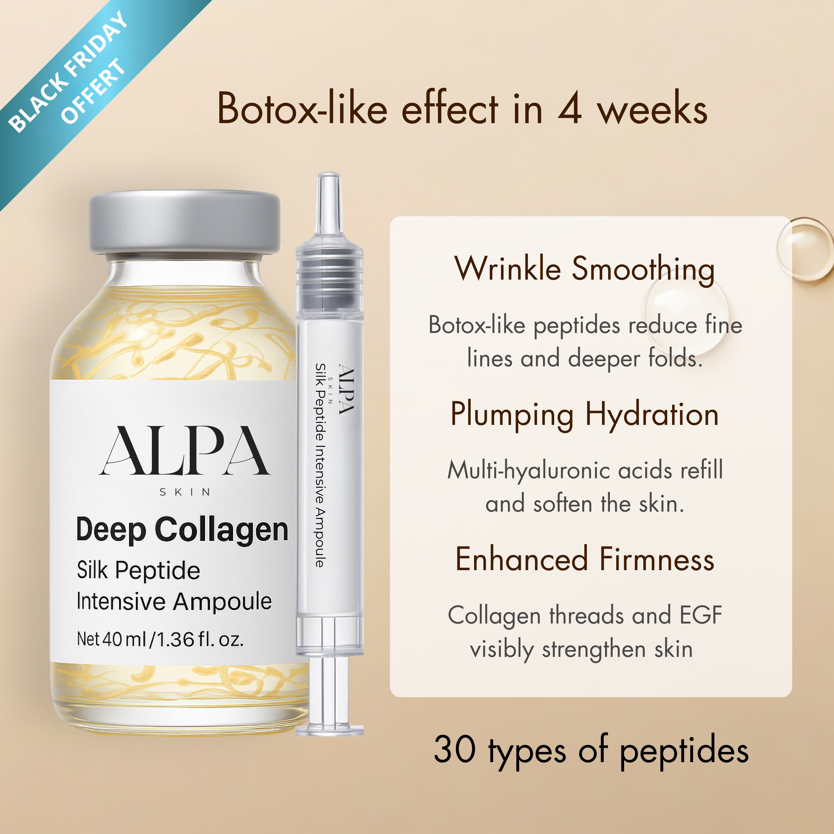 AlpaSkin™ Korean Ampoule Serum — Without a Single Needle