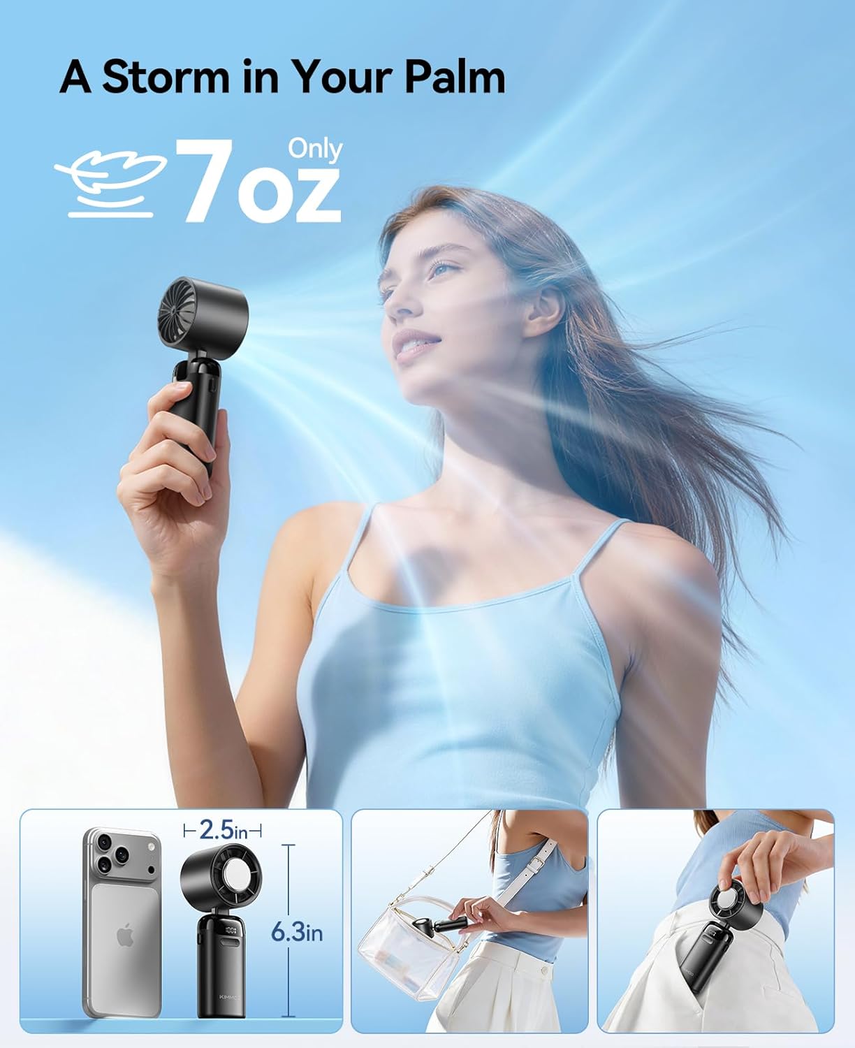 Alpa FrostFace™ | Instant Skin Cooling Fan | Drop to 15°C in Seconds
