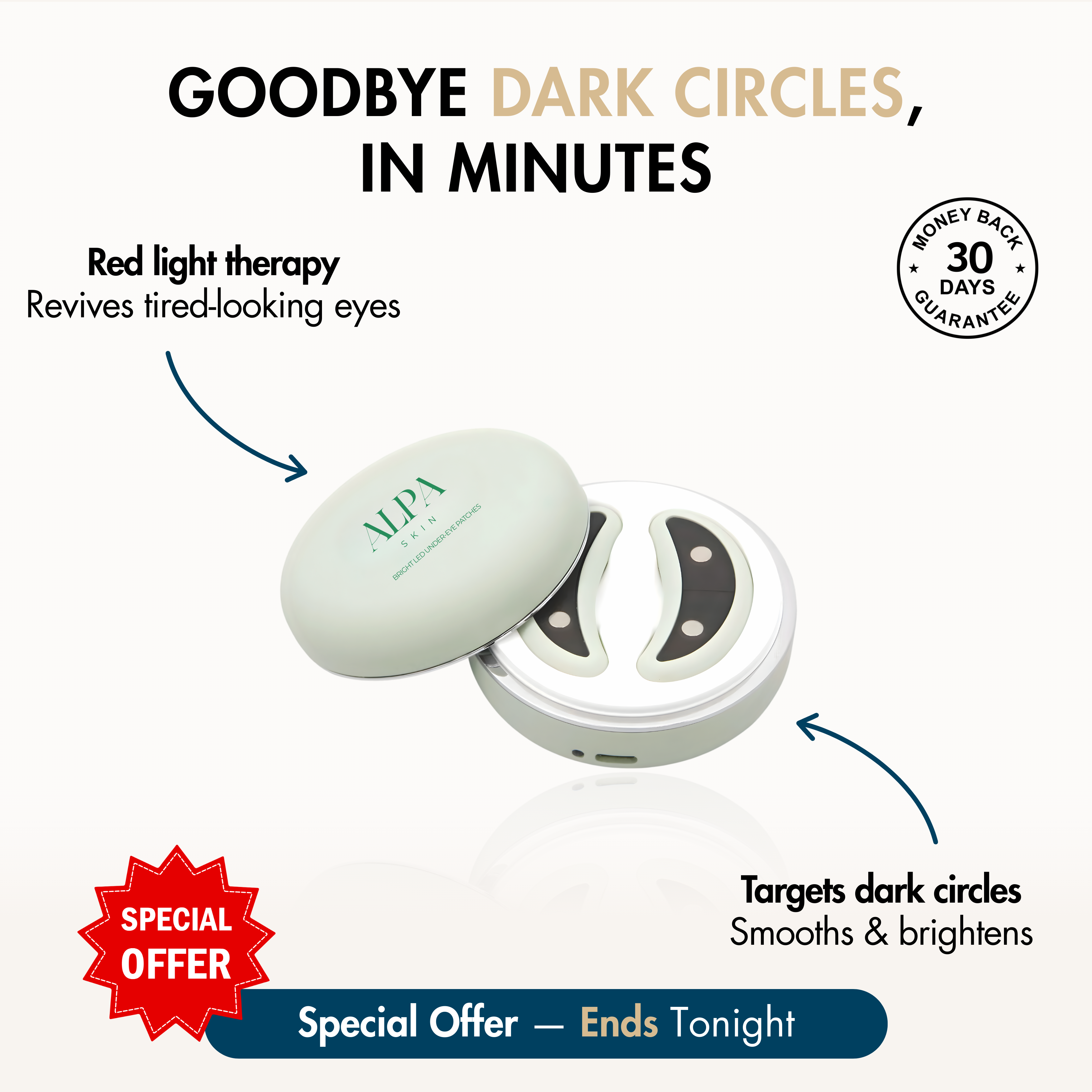 Alpaskin™ Bright Eyes LED Patches